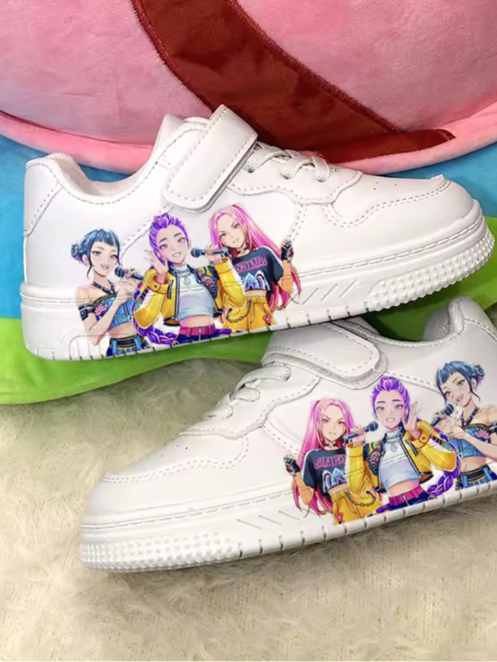 KPOP | Anime Cartoon Kids Sneakers | Trendy Style Shoes